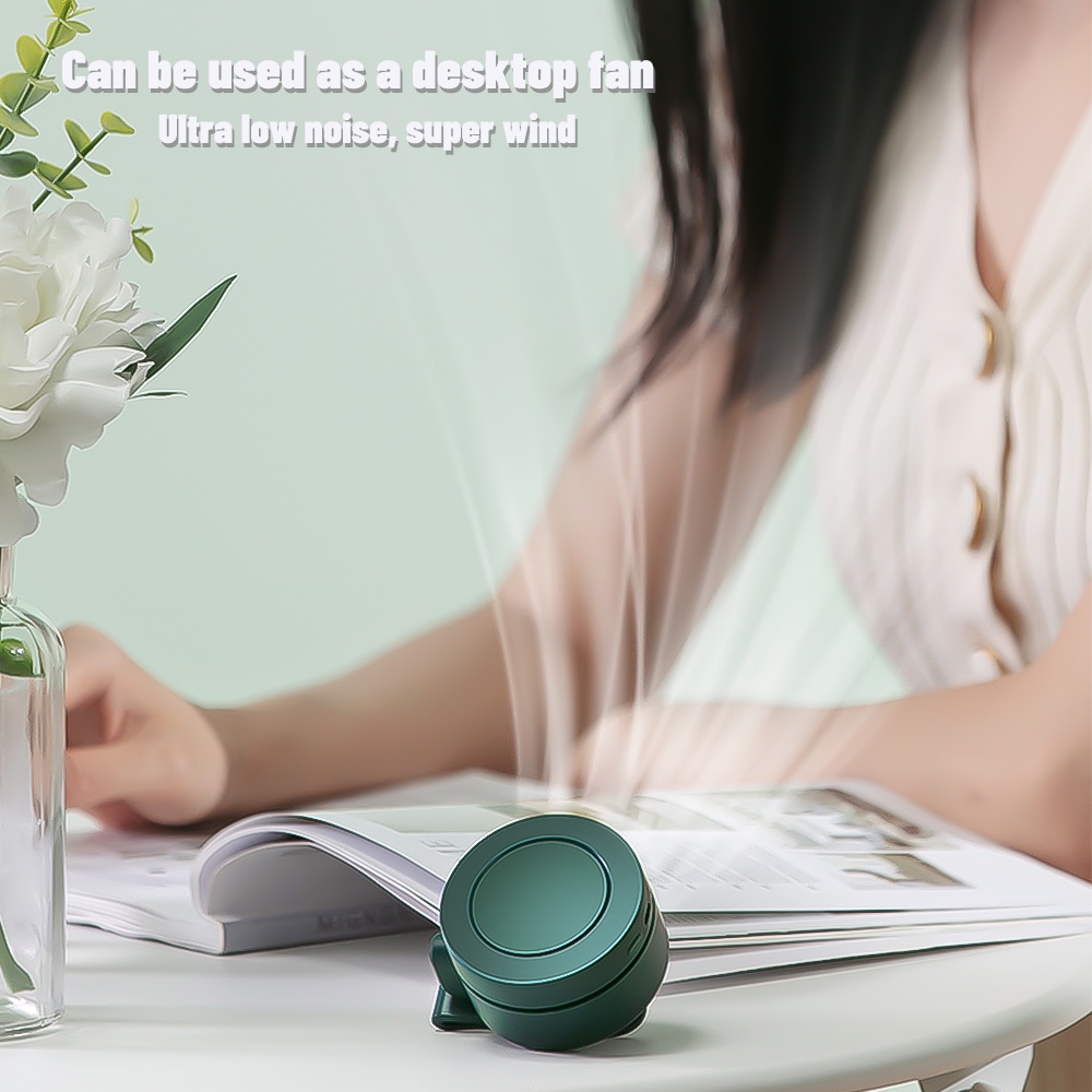 Quạt Mini Sạc USB Xoay 360 Độ Tiện Dụng° Quạt Làm Mát Mini Dạng Kẹp Có Thể Điều Chỉnh Hướng Gió