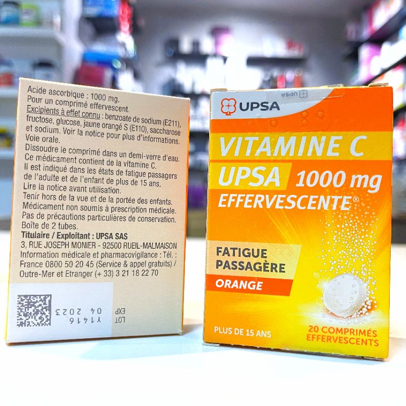 Vitamin C sủi UPSA 1000mg 20 viên