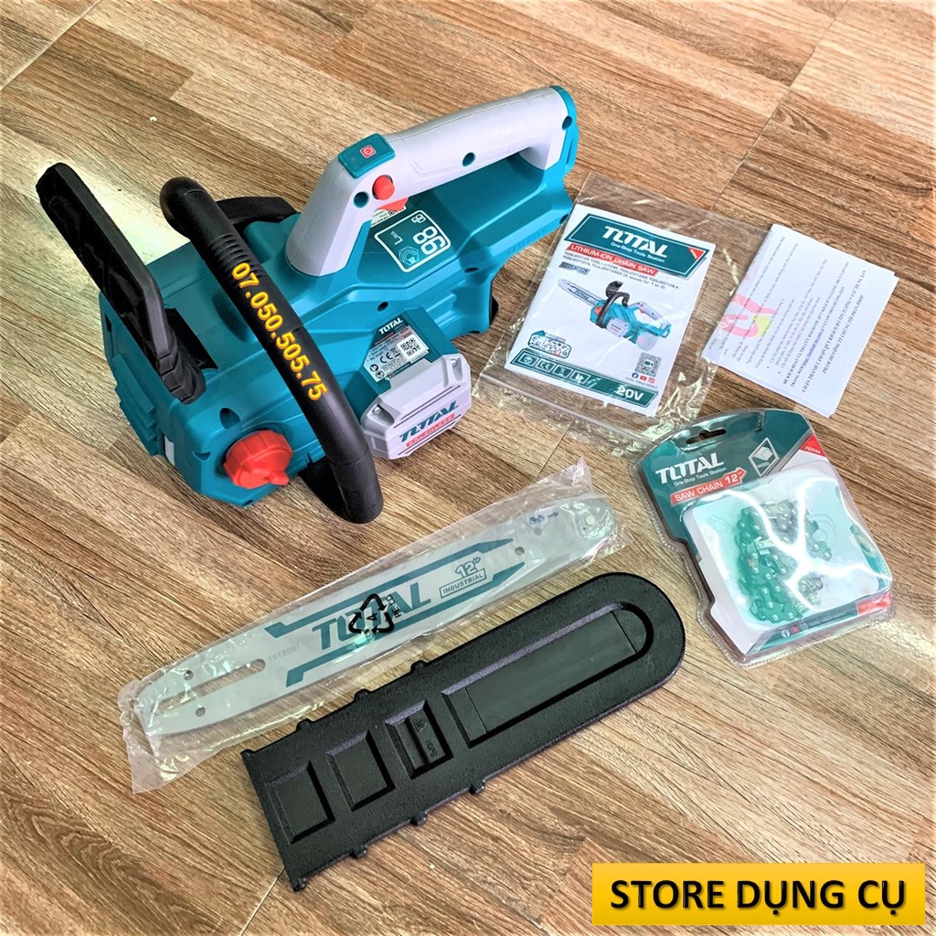 Máy cưa xích dùng pin Lithium 20V Motor không chổi than TGSLI20128