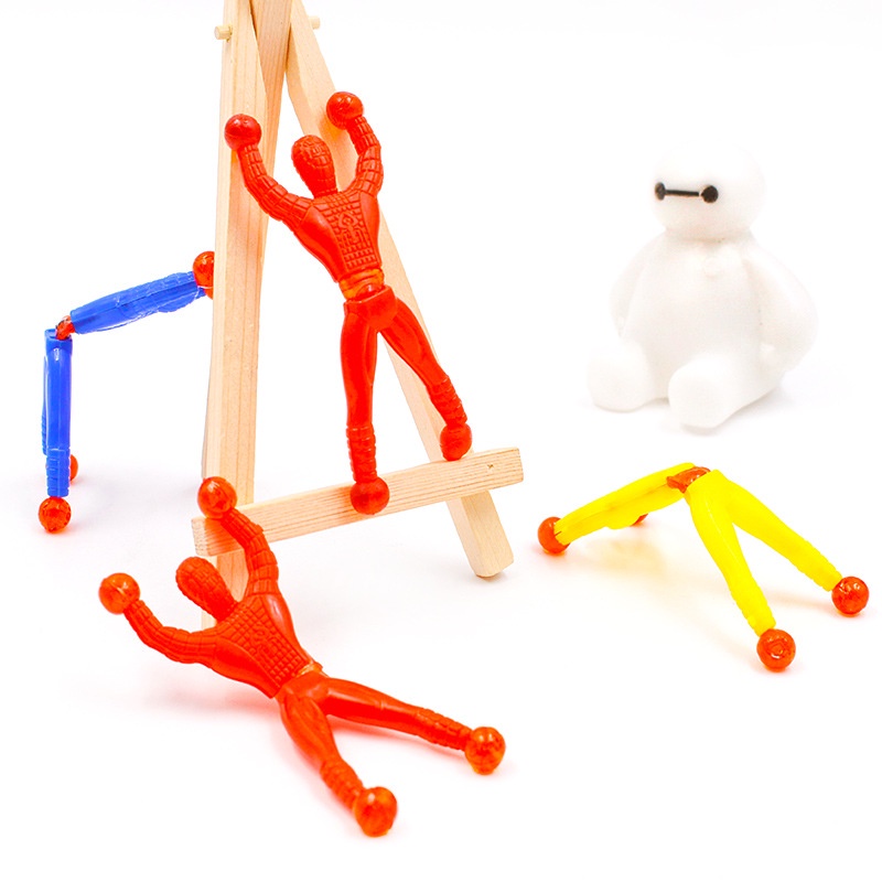 Người nhện dính tường độc đáo đồ chơi spider man nhiều màu sắc đồ chơi vận động ngoài trời