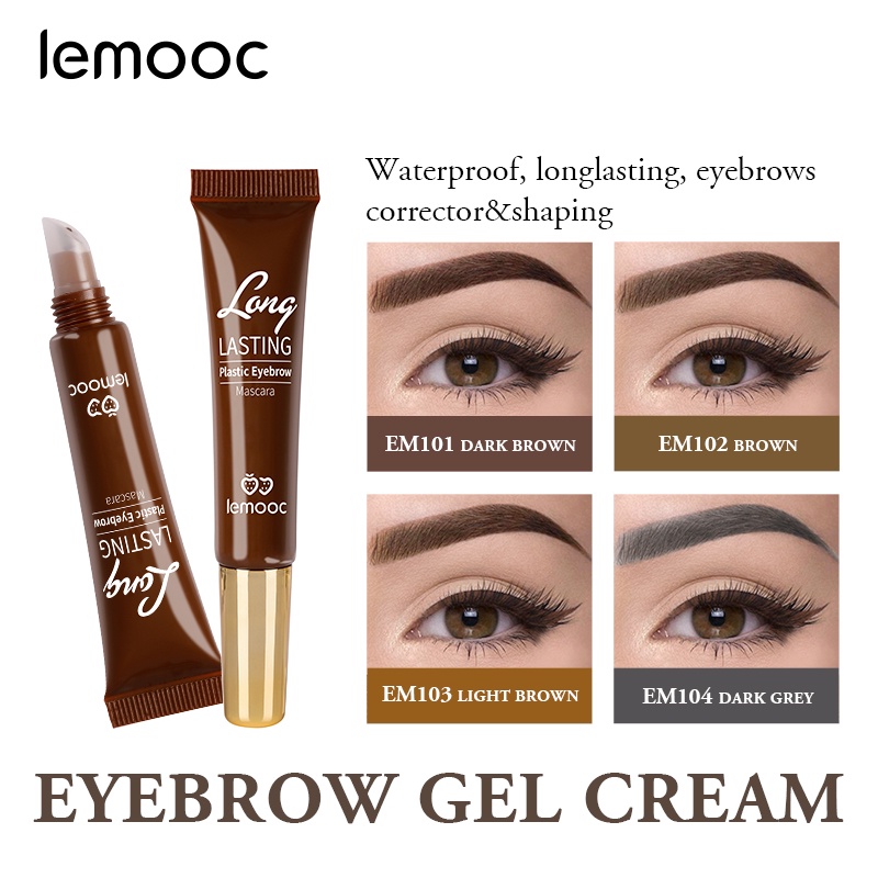 [Hàng mới về] Kem gel kẻ lông mày LEMOOC dạng lỏng chống thấm nước lâu trôi dành cho trang điểm