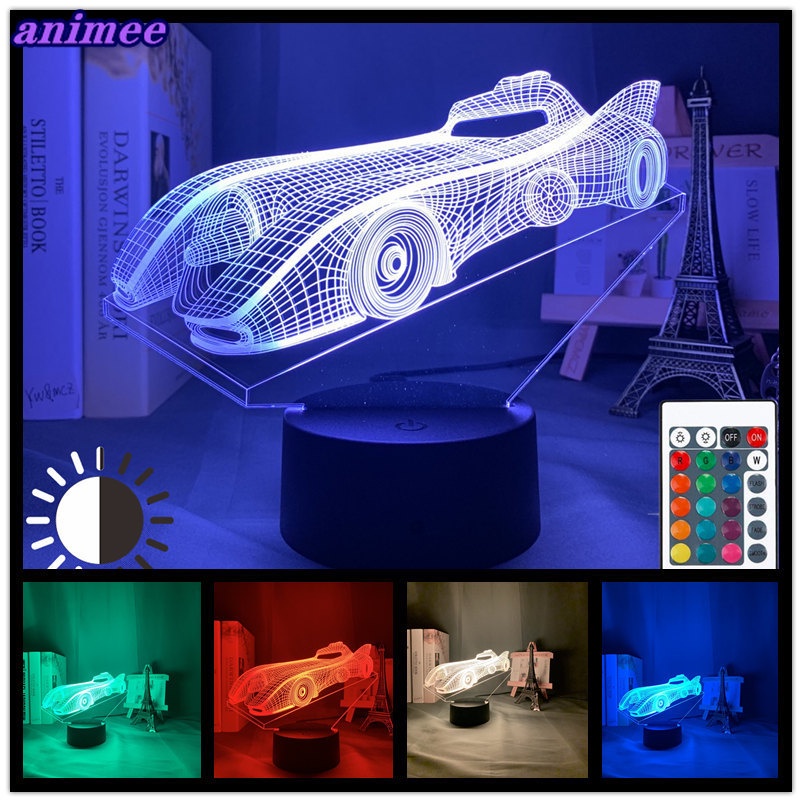 Đèn LED Nhiều Màu Điều Khiển Cảm Ứng Gắn Đầu Giường/Xe Hơi Đua/Xe Hơi/Q*W