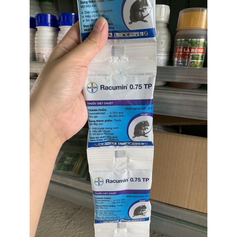 Thuốc diệt chuột ruộng lúa Racumin Bayer
