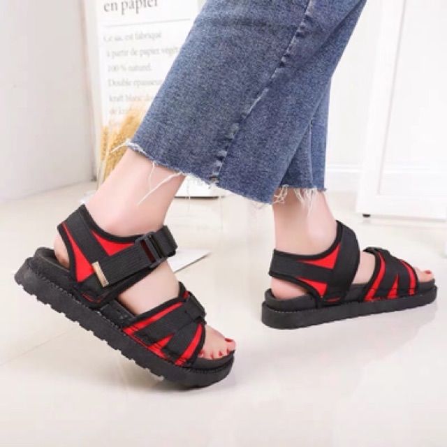 dép Sandan nữ chéo khoá mới nhất hiện nay