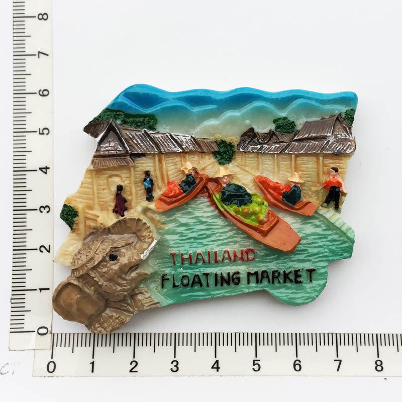 Nam Châm Dán Tủ Lạnh Trang Trí Hình Du Lịch Bằng Nhựa resin