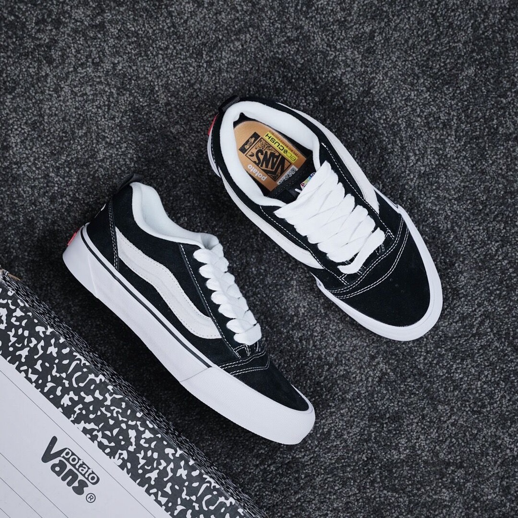 Hộp Đầy Đủ | Giày Thể Thao Canvas VN0A7Q5JB3P 35-44 Imran Potato x Vans Vault Knu-Skool VR3 LX