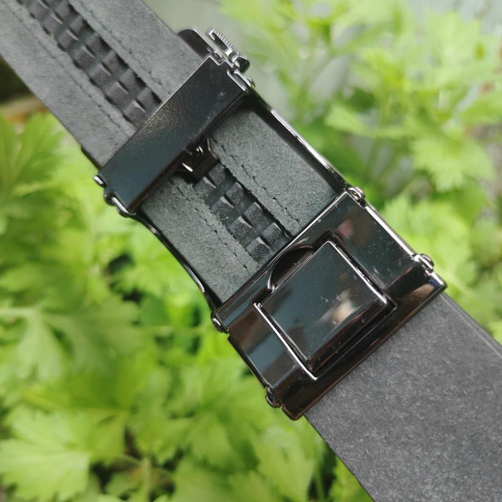 Thắt Lưng Nam Dây Nịt Nam Da Bò  Nguyên Tấm Kết Hợp Khóa Tự Động Chống Gỉ Đúc Nguyên Khối