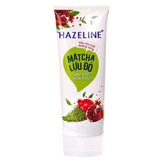 [Hazeline Mới] Sữa rửa mặt Hazeline matcha lựu đỏ