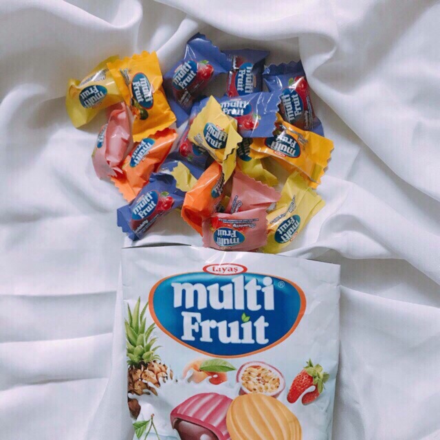 Bịch 1kg kẹo trái cây hỗn hợp Multi Fruit Tayas nhập khẩu