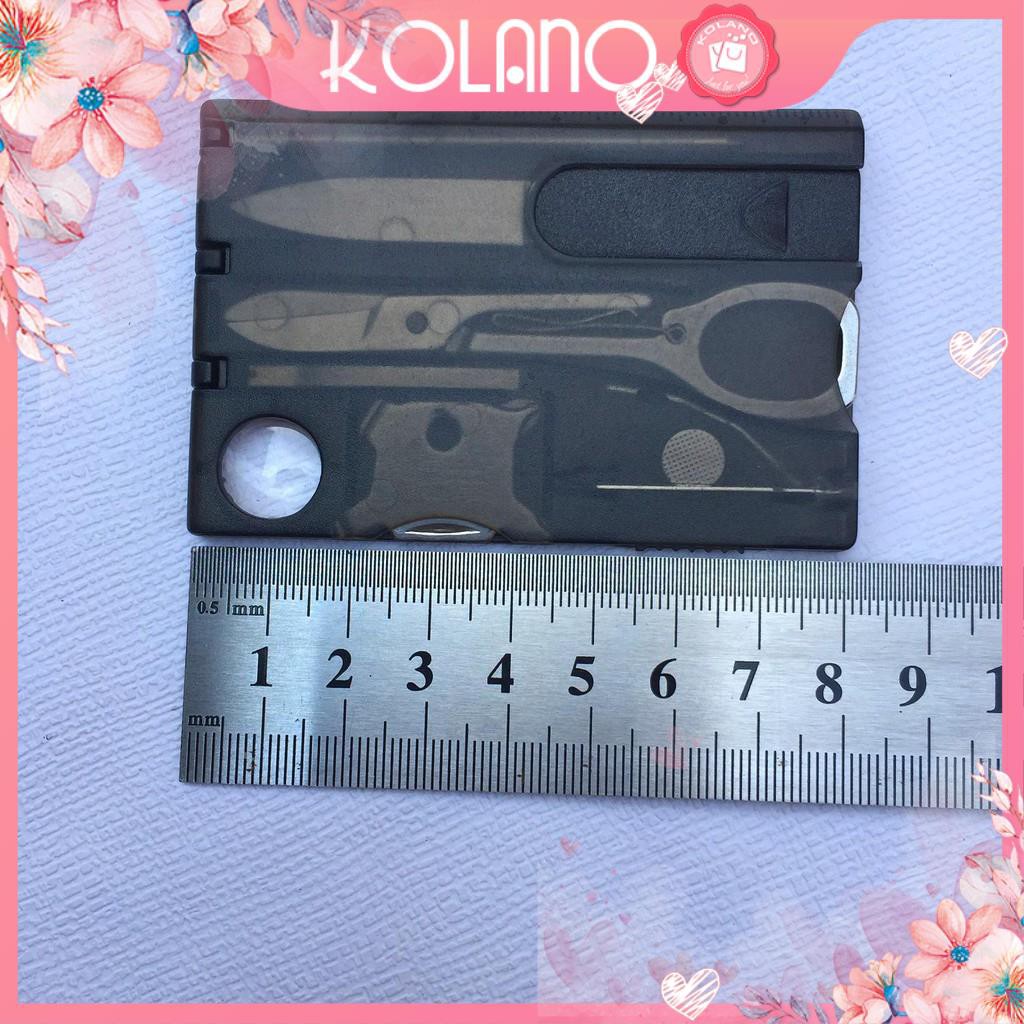 Bộ Dụng Cụ Đa Năng Bỏ Túi 13 Món Trong 1 KOLANO Bộ Dụng Cụ Sửa Chữa Nhỏ Gọn Như Thẻ ATM HG-001119