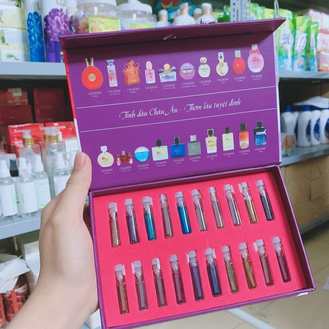 BỘ TEST NƯỚC HOA 20 mùi