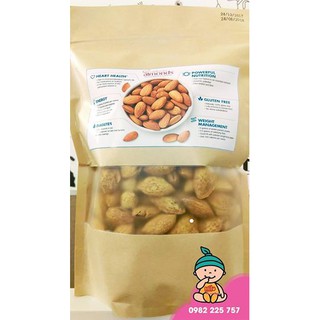 Hạnh nhân rang bơ còn vỏ Mỹ California Almonds