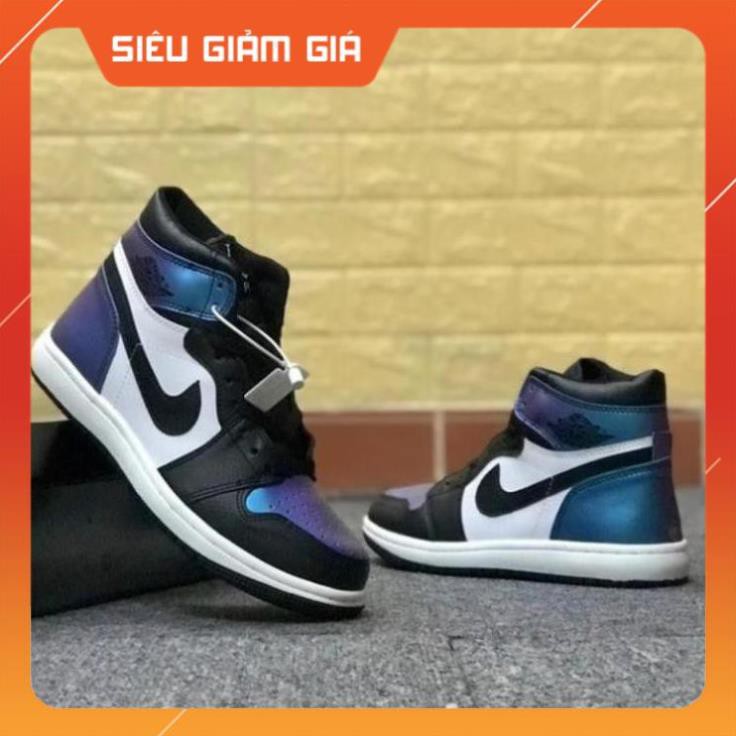 Giày thể thao Air 𝐉𝐨𝐫𝐝𝐚𝐧 Tie Dye Cao Cổ [Ảnh Thật] Giày JD1 xanh loang cao cổ nam nữ full Box Bill