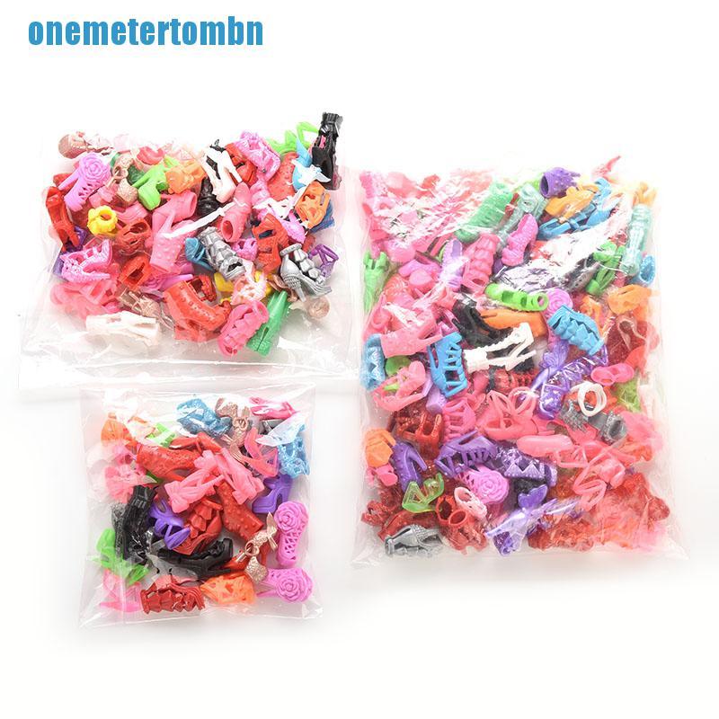 15 / 30 / 60 Đôi Giày Cao Gót Nhiều Kiểu Dáng Cho Búp Bê Barbie