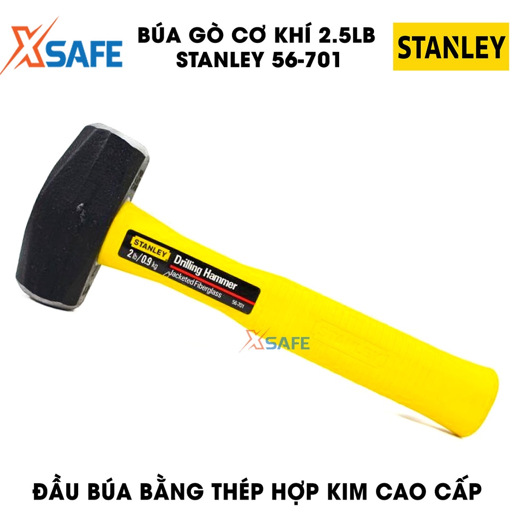 Búa gò STANLEY đầu búa chất liệu hợp kim cao cấp Búa cơ khí Stanley tiện lợi dùng trong chế tạo, sửa chữa, lắp ráp