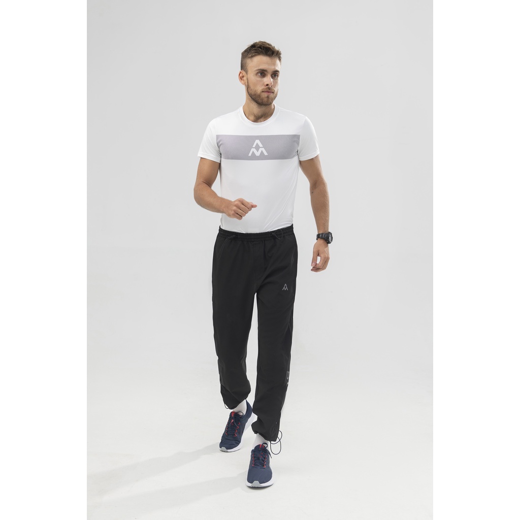 Áo T-Shirt Ngắn Tay Nam Cổ Tròn, Thoáng Khí, Nhẹ, Vận Động Thoải Mái, Không Bai Xù AM SPORT1 MT117