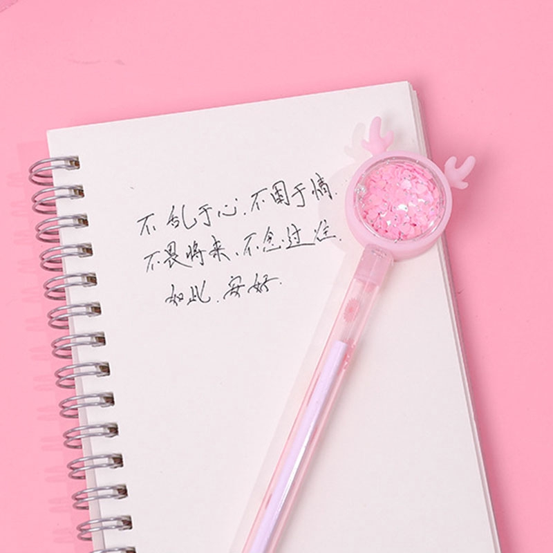 Bút mực gel hình hươu dễ thương sáng tạo dành cho bé