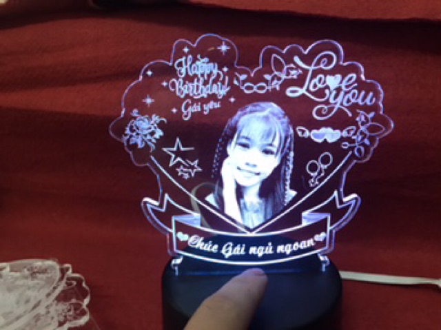 Đèn led 3d, quà tặng sinh nhật độc đáo