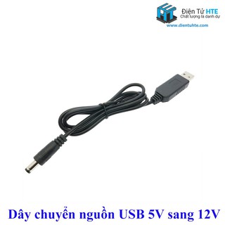 Cáp chuyển đổi nguồn usb 5v sang 9v/12v