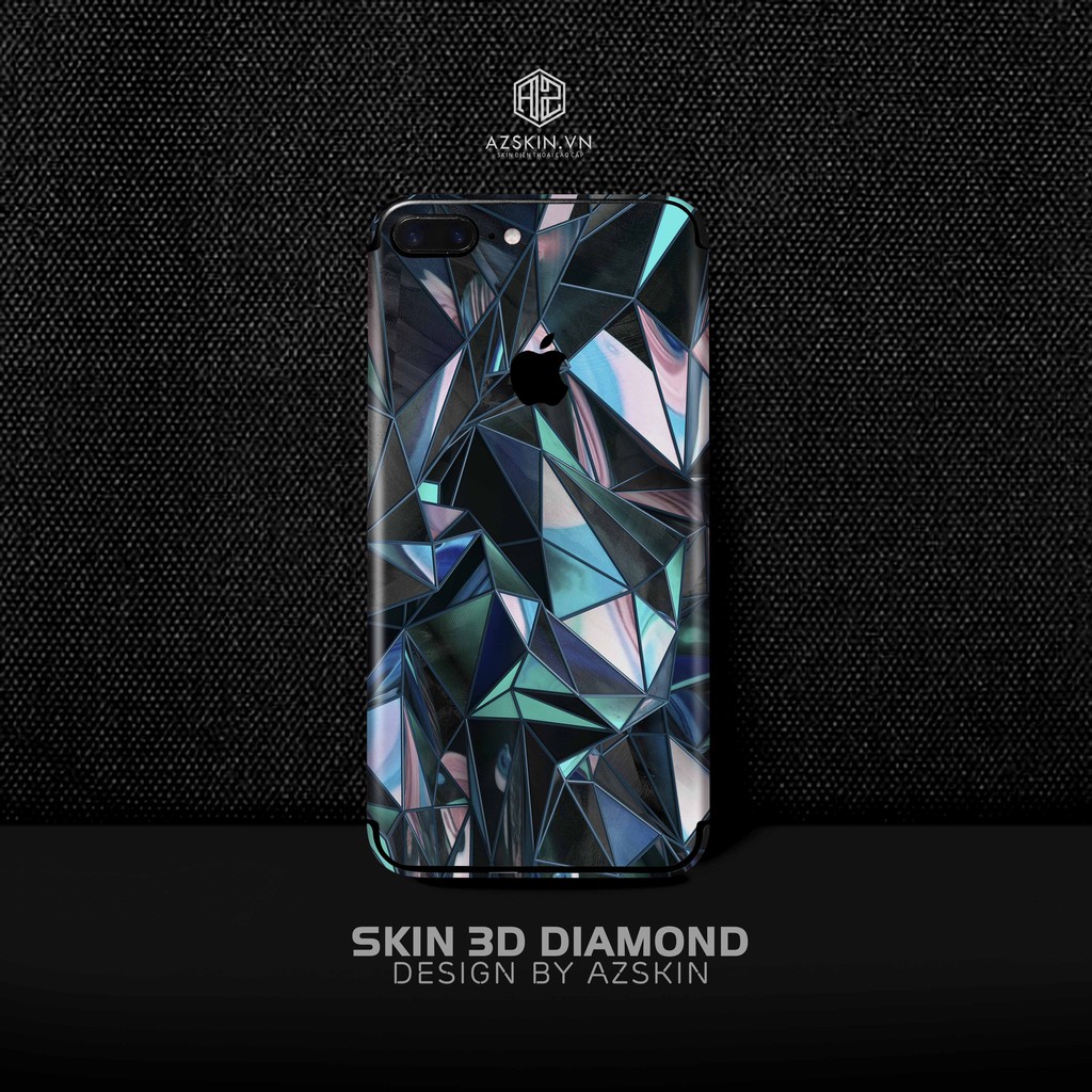 Dán Skin 3D Diamond Cho IPhone | Skin IPhone 5 Lớp Chất Liệu Cao Cấp Chống Xước, Chống Thấm, Chống Bay Màu...