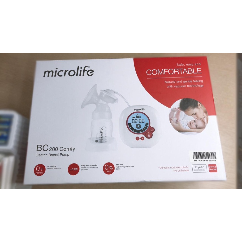 [Chính Hãng] Máy hút sữa đơn Microlife BC 200 COMFY