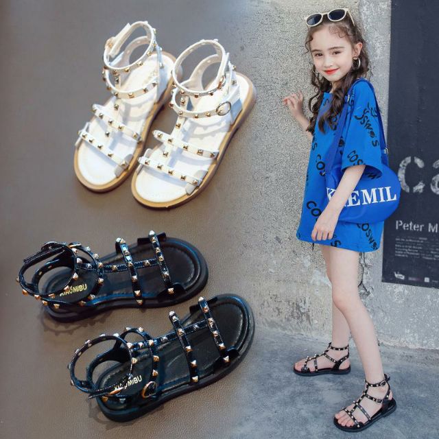 Giày saldan chiến binh cho bé gái combo4 đôi