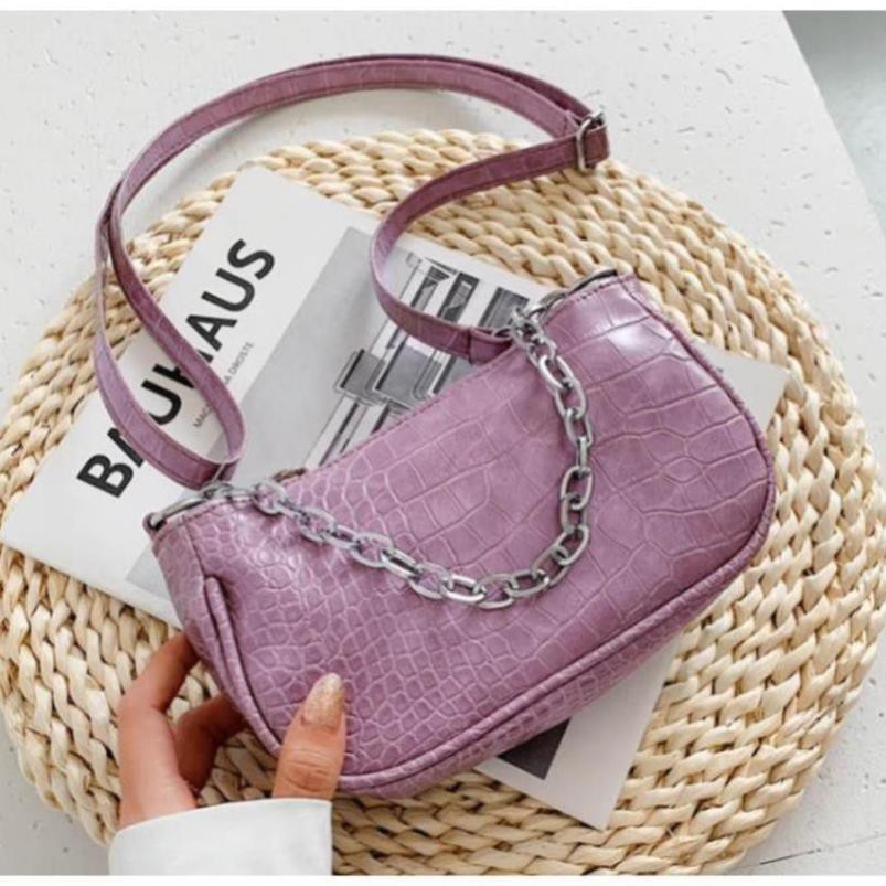 👛ẢNH SHOP CHỤP👛 TÚI ĐEO CHÉO NỮ XÍCH TRẮNG BH 464 | BigBuy360 - bigbuy360.vn