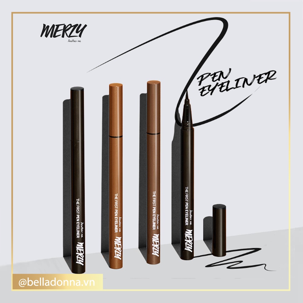 Bút Kẻ Mắt Nước Chống Trôi Merzy Another Me The First Pen Eyeliner