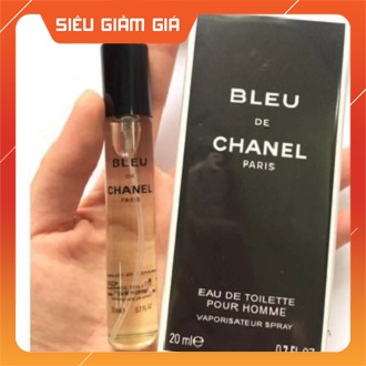 Nước hoa Nam Blue Channel 20ml lưu hương lên đến 8h Mùi hương gỗ rừng quyến rũ Thể Hiện Đẳng Cấp Phái Mạnh | BigBuy360 - bigbuy360.vn