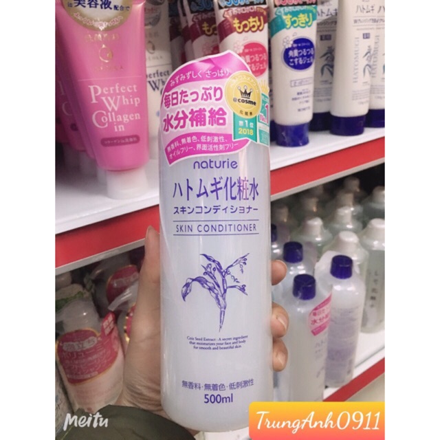 Nước hoa hồng ý dĩ Naturie Skin Conditioner Nhật Bản