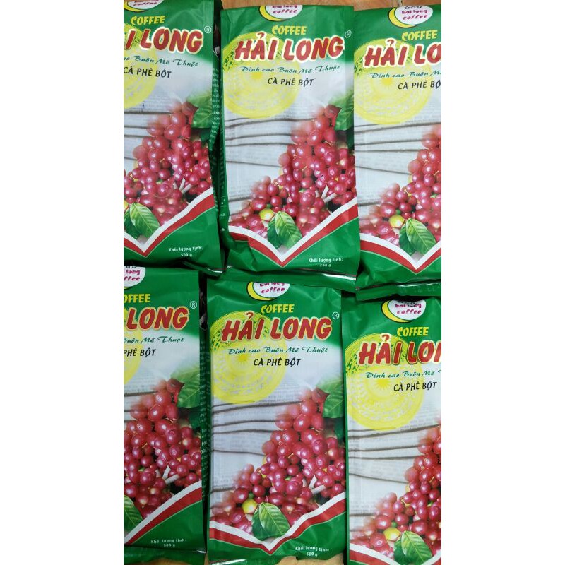 1kg cà phê Hải Long bao bì màu xanh