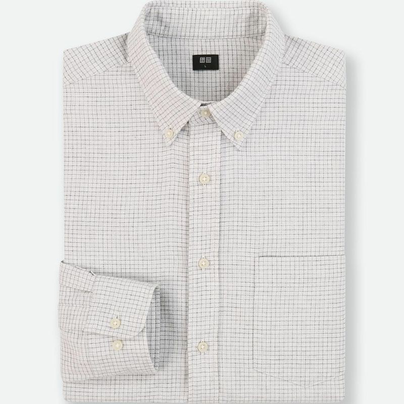 Sơ Mi UNIQLO FLANNEL LONG SLEEVE SHIRT-401838 | BigBuy360 - bigbuy360.vn