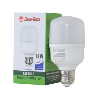 Bóng Đèn LED Rạng Đông BULB Trụ Đui E27, Công Suất 10w- 12w - 14w, Chip Led SS