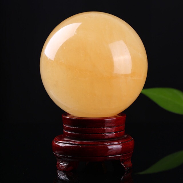 Bi cầu phong thuỷ vàng [ tặng đế y hình ]