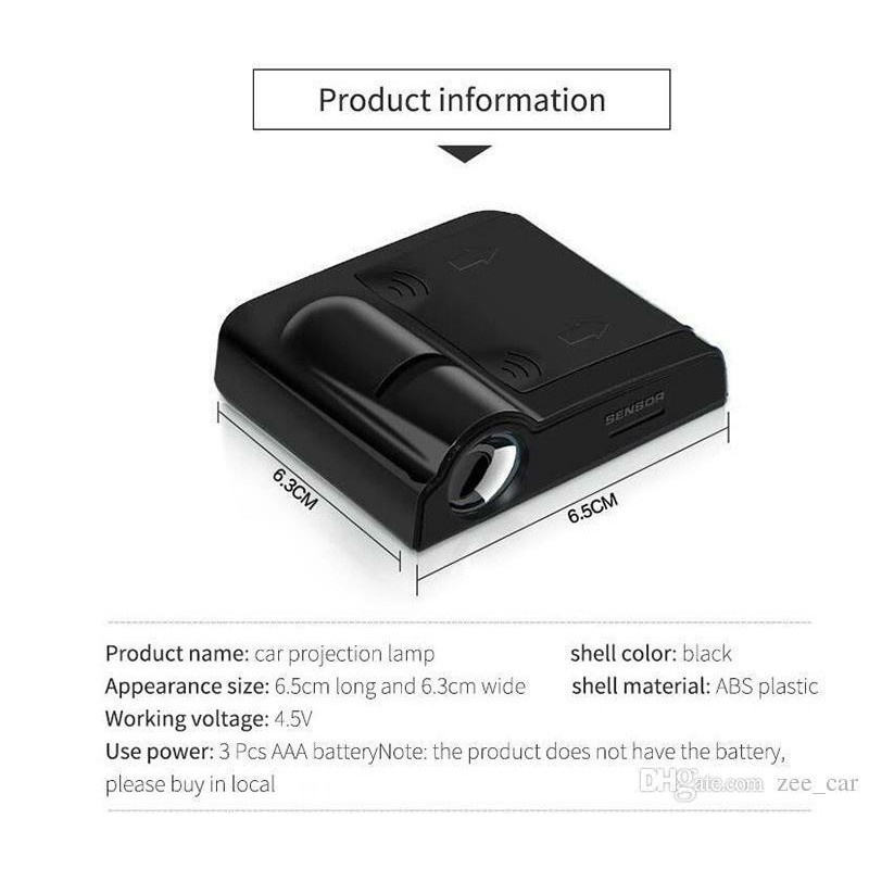 Đèn Led Chiếu Logo Hd 3d Độc Đáo Cho Cửa Xe Hơi