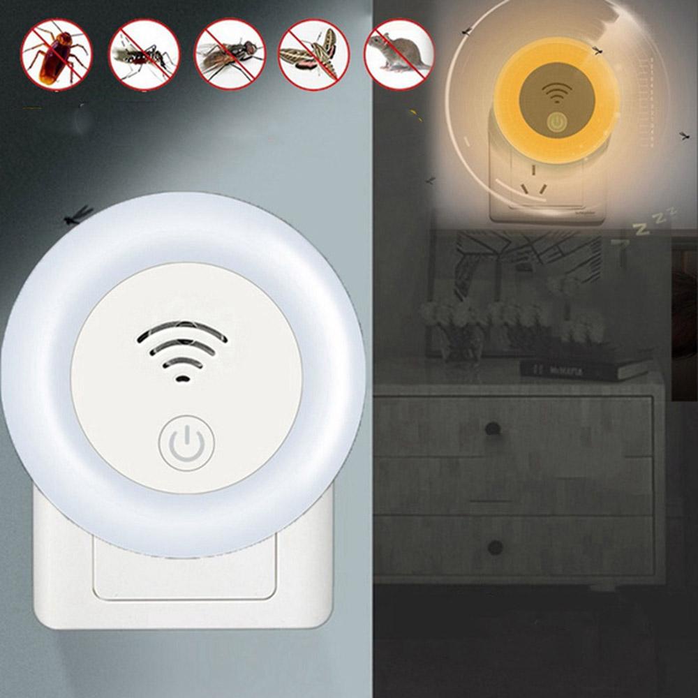 Thiết Bị Đuổi Côn Trùng Bằng Sóng Siêu Âm 2 Mức Độ Điều Chỉnh Được Tiện Lợi Dành Cho Gia Đình