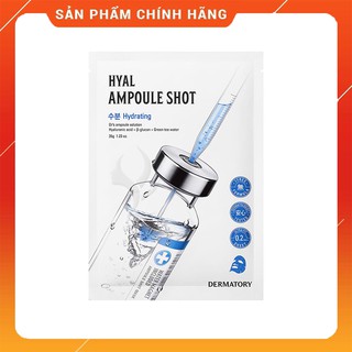 Mặt Nạ Giấy Cấp Ẩm Dermatory Ampoule Shot Mask Hyal-Shot 35g