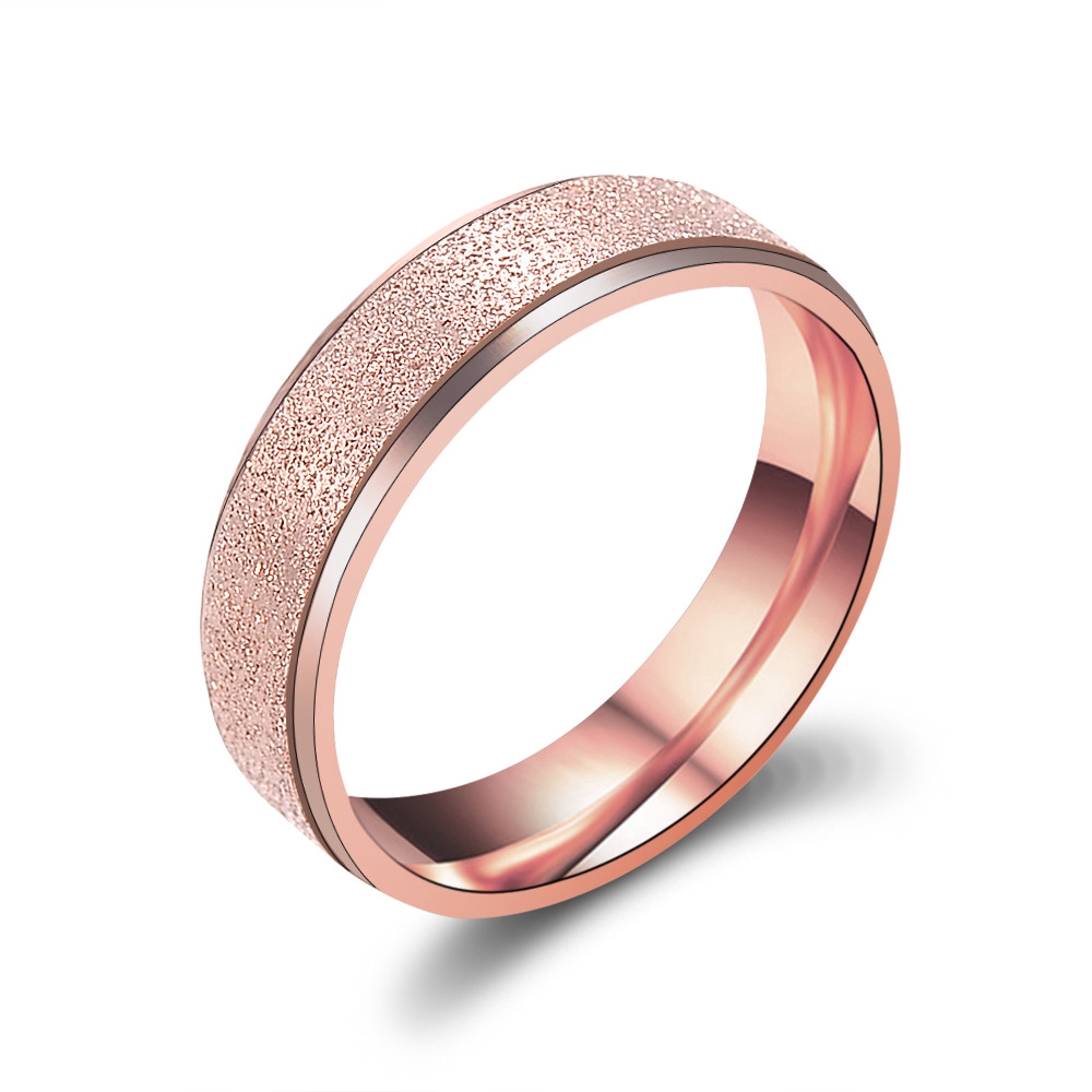 Nhẫn đeo ngón tay phong cách retro đơn giản và lãng mạn cho cặp đôi