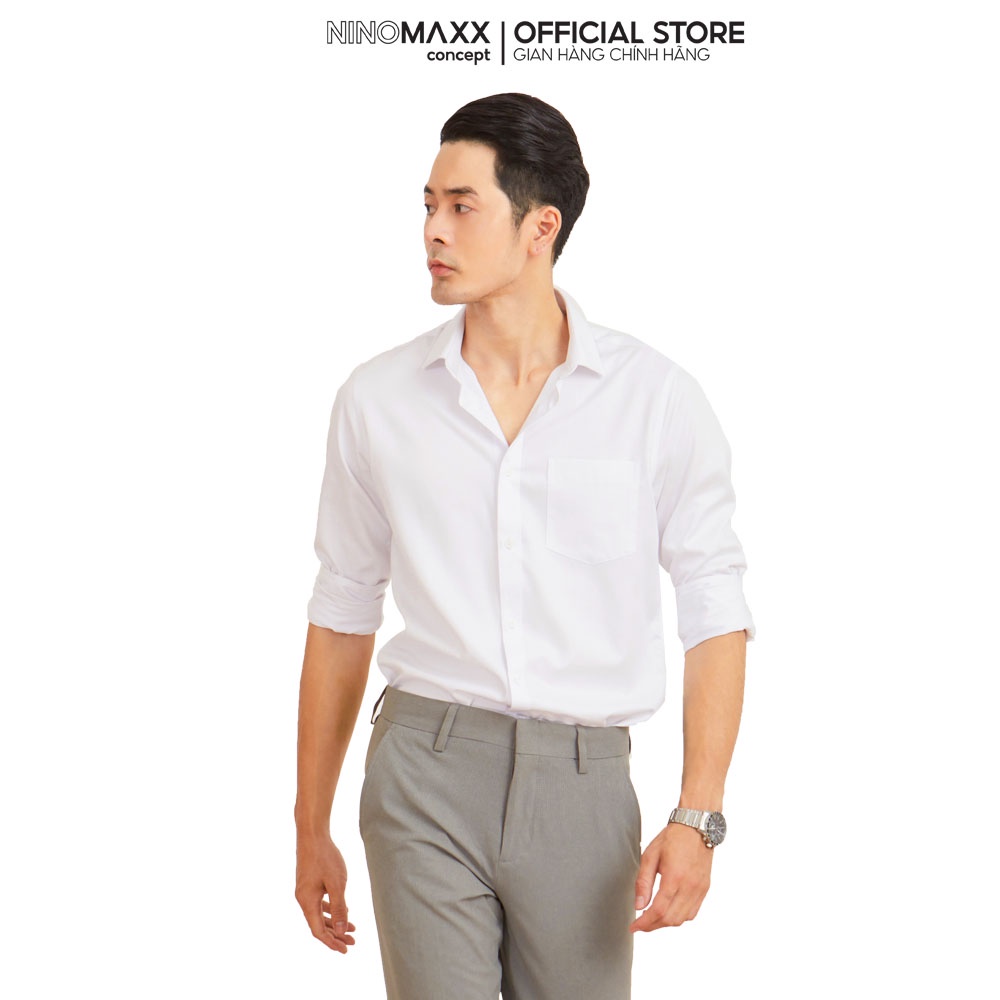 N&amp;M CLUB Áo Sơ Mi Nam Tay Dài chất liệu cotton poly 2106002