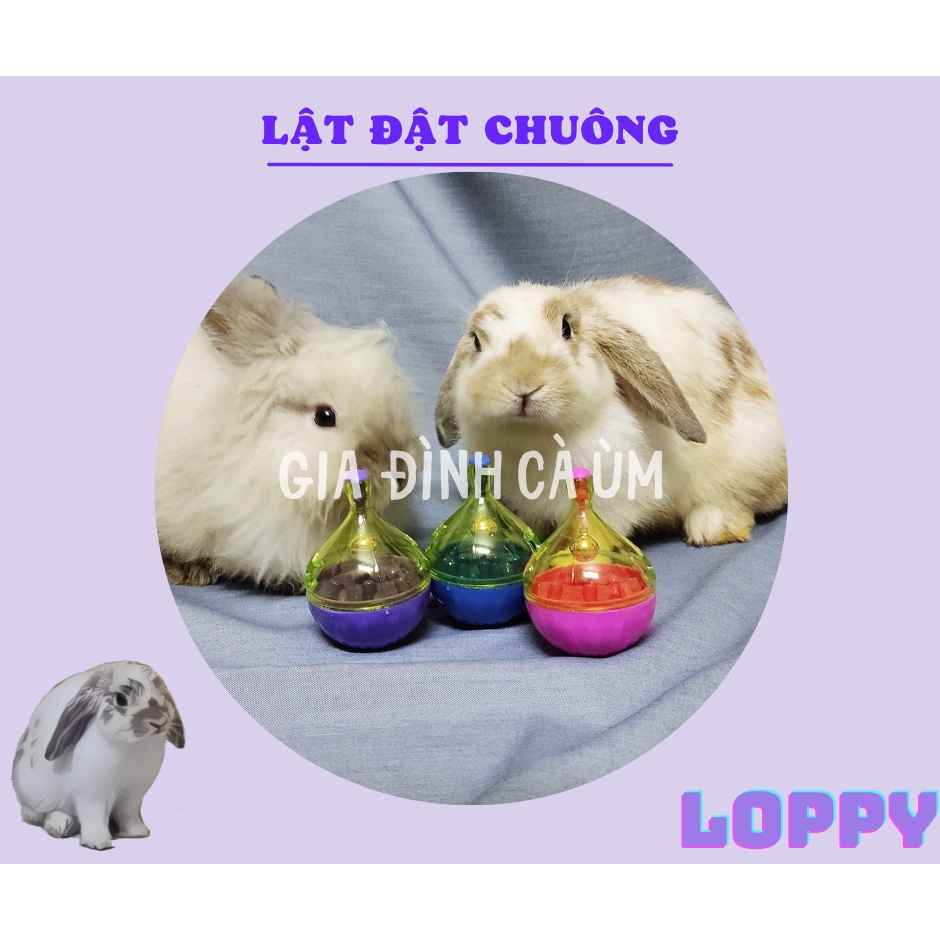 Lật đật chuông - Đồ chơi dành cho thỏ/chuột/sóc/chó/mèo