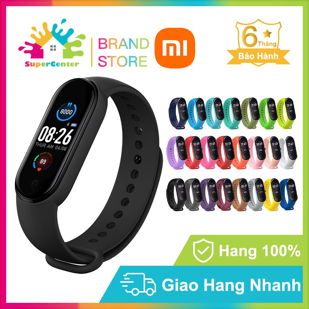 Xiaomi Mi Band 5 Dây Đeo Silicon Thay Thế Cho Đồng Hồ Thông Minh