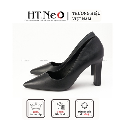 Giày cao gót 9p - giày công sở HT.NEO thiết kế sang trọng và cá tính, cực nâng dáng cùng chiều cao CS165