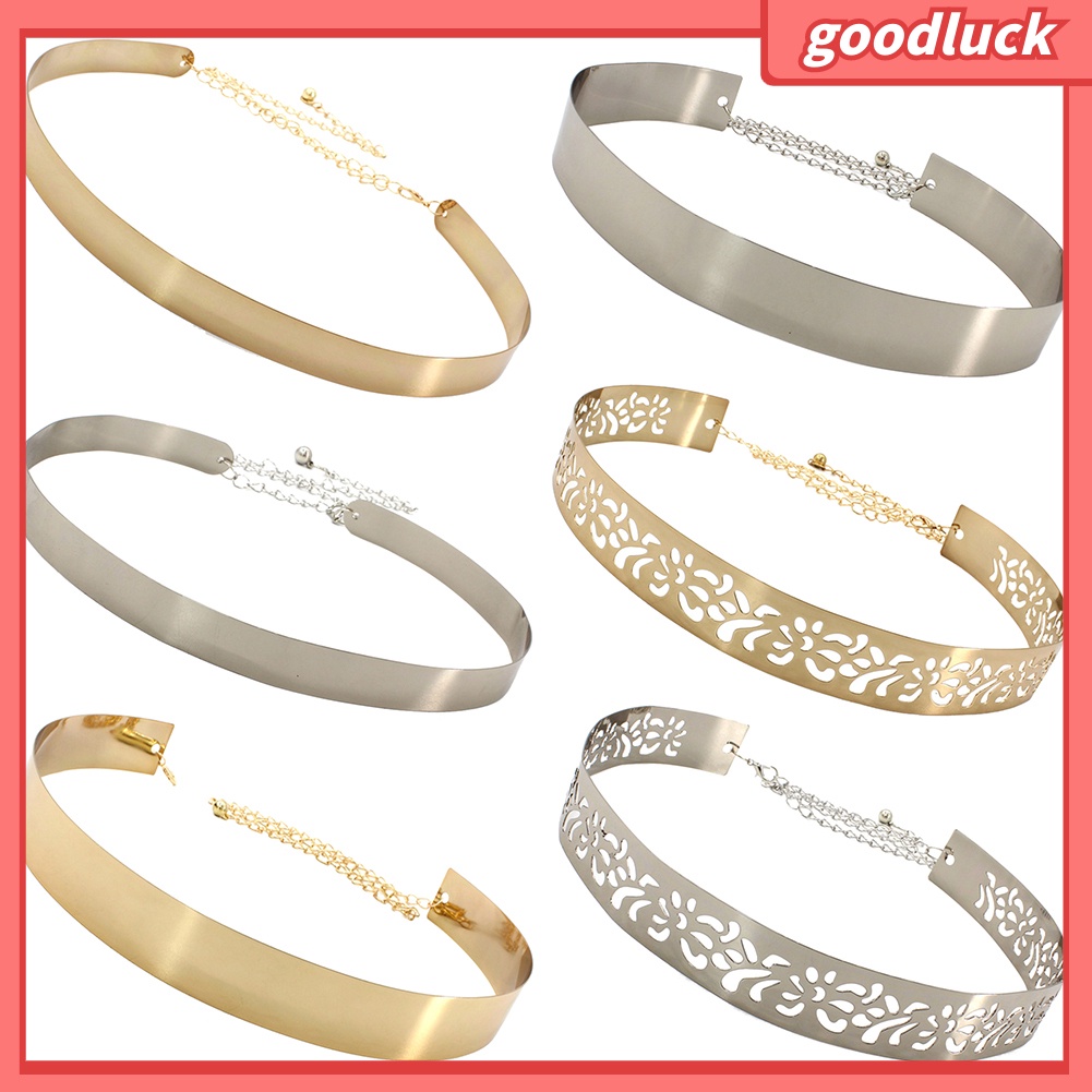 Thắt Lưng Kim Loại Thời Trang Cho Nữ