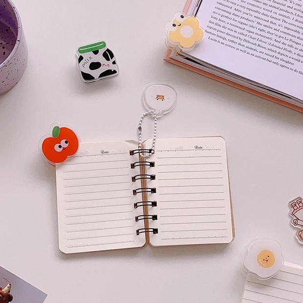 Kẹp Tài Liệu/ Sổ Tay Bằng Nhựa Acrylic Đa Năng Chất Lượng Cao