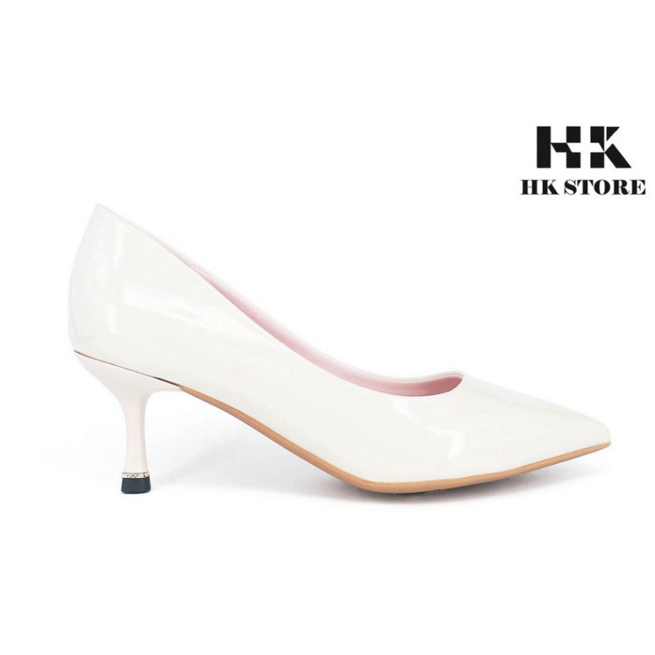 Giày công sở nữ 🧡 HK.STORE 🧡 da bò cao cấp đủ màu sắc dáng 5 phân đơn giản đi cực sang, cực êm chân dễ mix đồ.