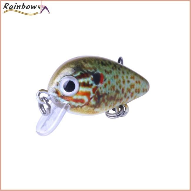 Set 5 Mồi Giả Nhử Cá Mini 2.7CM 1.5g Bằng Nhựa Kèm Hộp Đựng