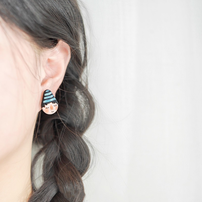 『Mango』Khuyên Tai Hình Quái Vật Hoạt Hình Ngộ Nghĩnh A65