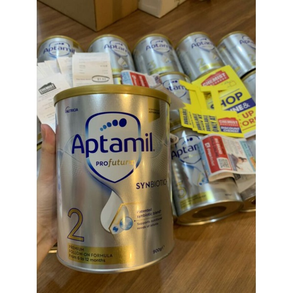 Sữa Aptamil Úc đủ số 900g
