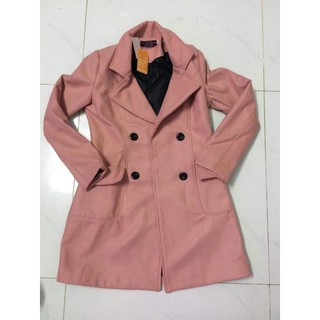 Áo khoác dạ cỗ lông Vinabrands AK5097