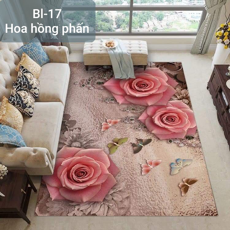 Thảm Lì Bali 2m3*1m6 Trang Trí Giá Rẻ Vô Địch